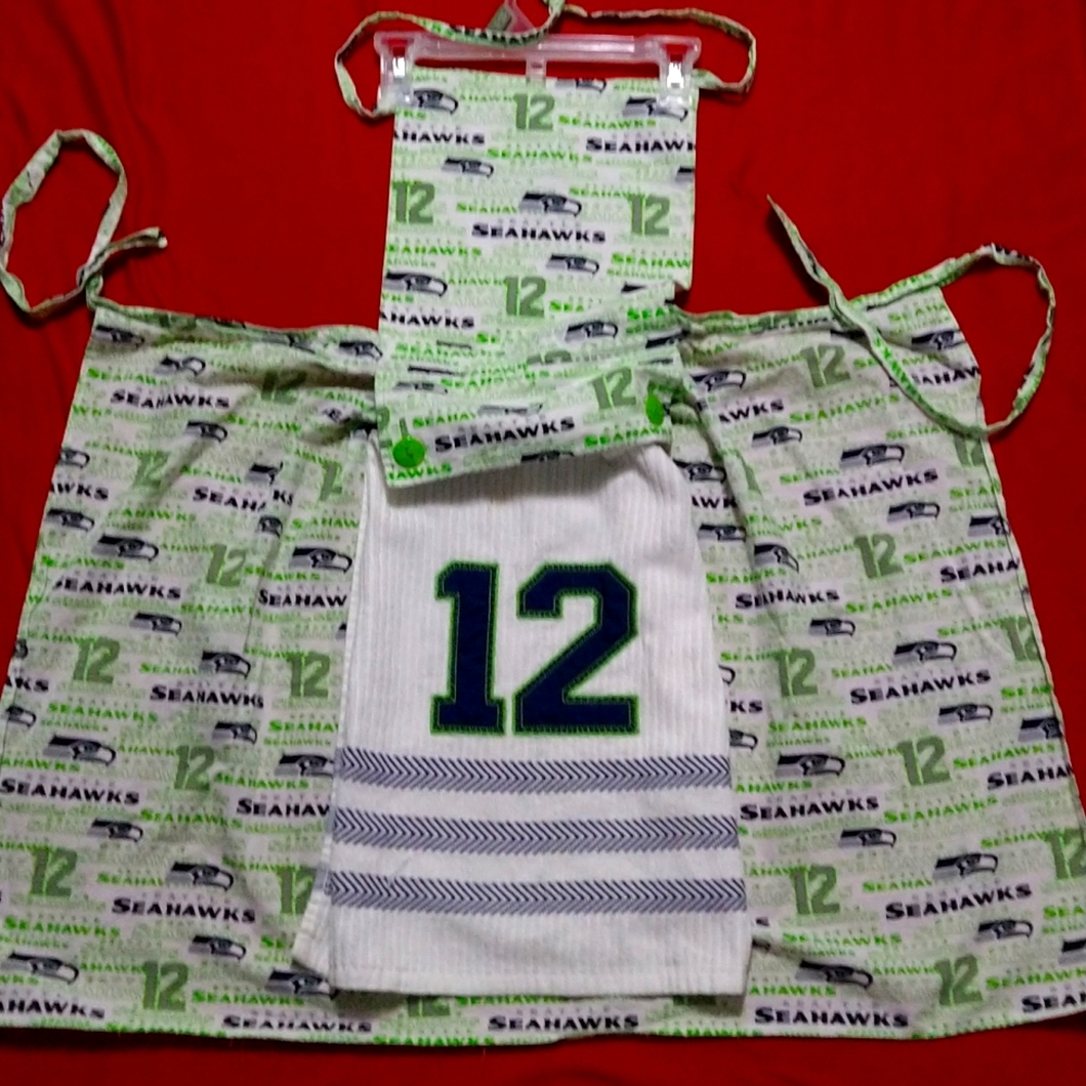 Seattle Seahawks Hand Made Apron